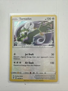 SWSH04: Vivid Voltage Tornadus #142/185 POKEMON CARD Holo Rare - Picture 1 of 2