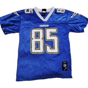 Jersey Reebok San Diego Chargers Antonio Gates Azul Polvo Talla Juvenil Mediana M - Imagen 1 de 7