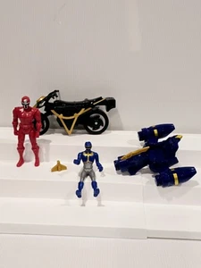 Power Rangers Ninja Steel Mega Morph Cycle And Megaforce Sea Brothers Zord Set - Picture 1 of 13