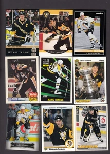 MARIO LEMIEUX Mixed Lot of 9 Hockey Cards - Bild 1 von 10