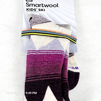 Calcetines Smartwool Niños Medianos Esquí Lana Merino Resistente a los Olores Absorbente Snowboard  Foto 1 de 4