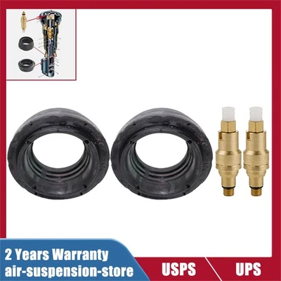 Válvula de presión de riesgo amortiguador de goma suspensión neumática delantera R&L para Mercedes W220 Foto 1 de 4