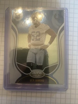2019 Panini Certified Rookies Ben Banogu #179 Mirror 197/399 (RC) - Image 1 of 2