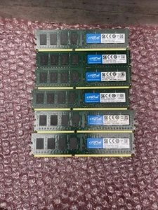 Lot of 6 Crucial CT51264BD160BJ.C8FED 4GB PC3L-12800 DDR3L-1600 UDIMM - Picture 1 of 4