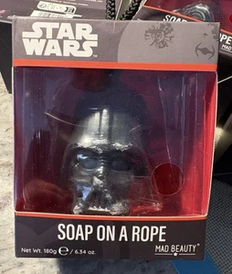 Star Wars Darth Vader Soap On A Rope (Mad Beauty+Disney Exclusive Cedarwood Lime - Picture 1 of 5