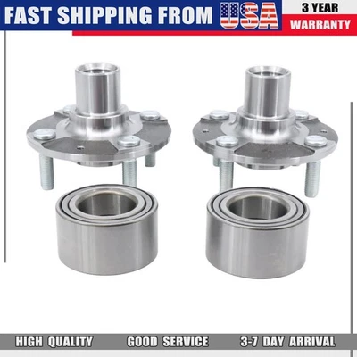 Front Wheel Hub Bearings Assembly for Hyundai Accent 2012-2017 5172002000 4 Lug Foto 1 de 4