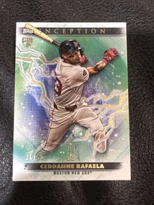 2024 Topps Inception - Ceddanne Rafaela-Gold Electricity, # /50 RC Rookie SP - Picture 1 of 2