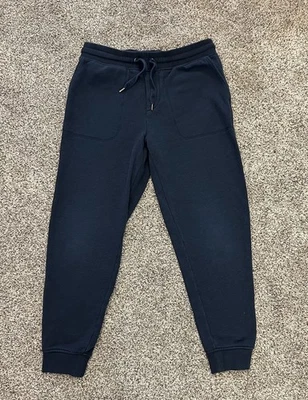 Pantalones de chándal Banana Republic para hombre con cordón azul marino talla M Foto 1 de 4