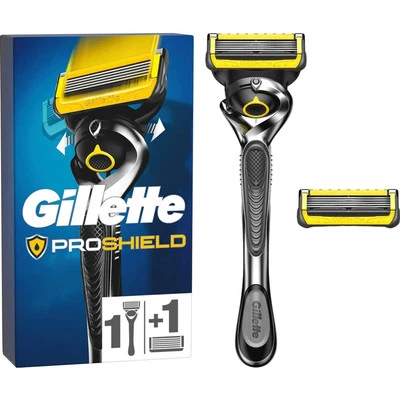 Gillette PROSHIELD Manual Mens Shaving Razor - 2UP (1 Extra Blade)