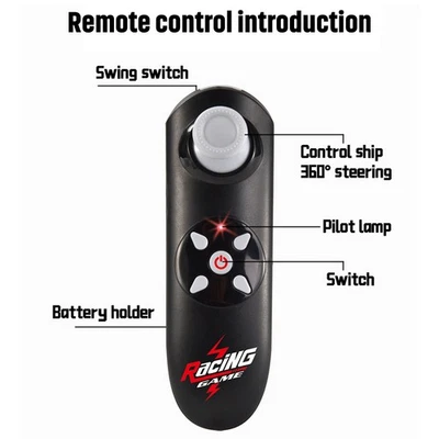 Barco de control remoto 2,4 GHz velero barco juguete con luces para piscinas lago JGTW Foto 1 de 4