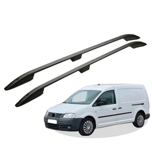 Dachreling passend für VW Caddy 2 Maxi Baujahr ab 2003 bis 2008 Schwarz mit ABE - Bild 1 von 9