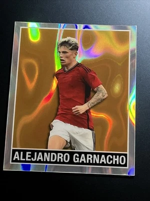 2025 Leaf 15th Anniversary NSCC Alejandro Garnacho GOLD LAVA SSP - #'d 1/1 (CL1) - Image 1 of 4