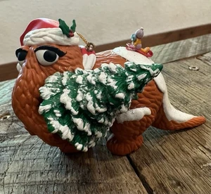 Vintage Jim Henson Sesame Street Snuffleupagus Snuffy Christmas Ornament 1992 - Picture 1 of 5
