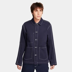 Nike Life Canvas Chore Jacket Obsidian Blue Utility Men's Sz XLT FN0356-451 - Picture 1 of 8