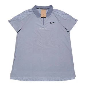 BRAND NEW Nike Dri-Fit Court Slam Tennis Polo FD5244-440 Men L Fast Shipping - Picture 1 of 2
