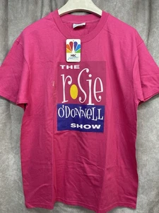 Maglietta Vintage 1997 The Rosie O'Donnell Show L The Rosie Odonnell Talk Show Nuova con etichette - Foto 1 di 8