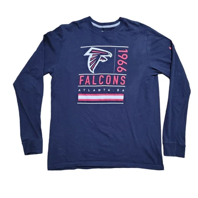 Camiseta De Colección Nike NFL Falcons L Juego de Fútbol Logo Algodón Crew Foto 1 de 4
