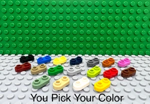 LEGO 1x2 Oval Plate with 2 Open Studs Technic "You Pick Your Color and Qty" NEW - Picture 1 of 39