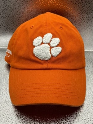Gorra Clemson Tigers con correa trasera para hombre talla única naranja logotipo de pata de golf NCAA Foto 1 de 4