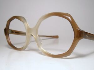 NIP 60s-70s Sunglasses/Eyeglasses Frame A/O American Optical "APPEAL 170" Pecan