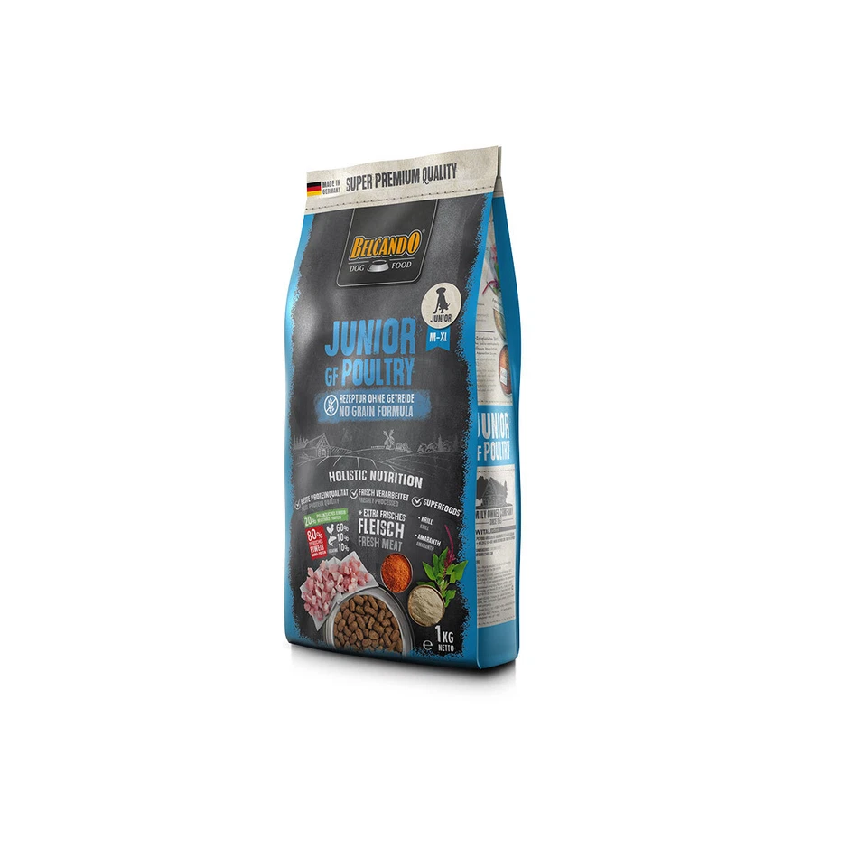 BELCANDO Finest Grain Junior Poultry M-XL 1 kg