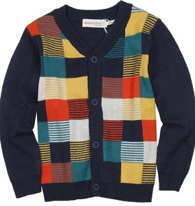 Deux Par Deux Boys Knit Cardigan - Picture 1 of 4