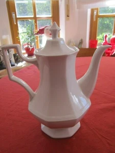Johnson Brothers England  Kaffeekanne   "Heritage"  8eckig  - Bild 1 von 5