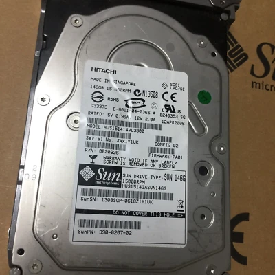 SUN 540-6607, 390-0207-02, 146Gb 15K SCSI disk , HUS15143ASUN146G, Netra 240/440 - Image 1 of 3