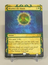 MTG Strixhaven Mystical Archives Foil Etched 058/063 Weather the Storm