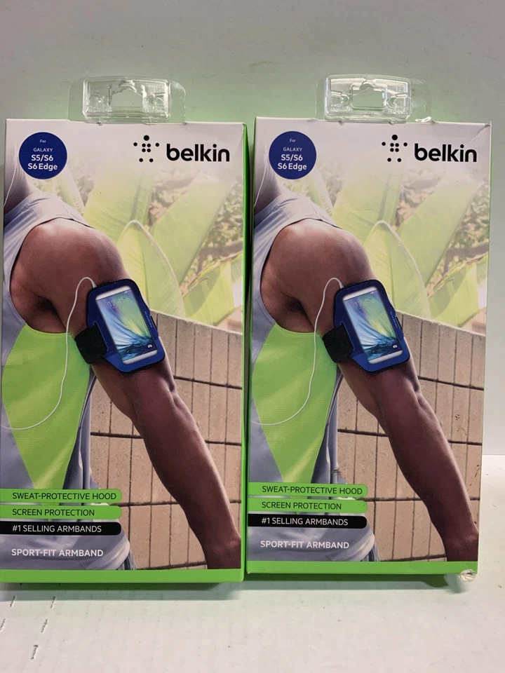 ☀️ (Lot Of 2) Belkin Armband Case for Samsung Galaxy S5 Smartphone - Image 1 of 2