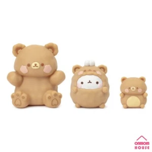 Molang Fluffy Friends Figure Brown Set Korean Toy - Picture 1 of 5
