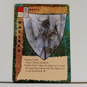 Blood Wars CCG (Warlord) "OORYX" Factos/Facciones Raro Casi Nuevo  - Imagen 1 de 1