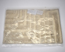 Restoration Hardware Navi Silk & Linen Rug Floor Pad 12" x 18" 10123203 Wheat
