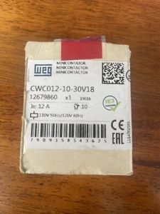 WEG MINI CONTWTOR CWC012-10-30V18 USA SHIPPING OPEN BOX NEW - Picture 1 of 3