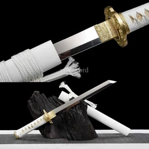 Chinese Dao 唐刀 Real Sword L6 Steel Mirror Blade KIRIHA-ZUKURI Full Tang Sharp. - Picture 1 of 10