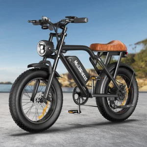 2025 ADULT ELECTRIC BIKE 1500W 33MPH 20'' FAT TIRE OFF-ROAD MOUNTAIN E-BIKE NEW - Picture 1 of 12
