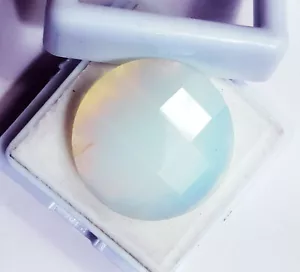 11.80 Karat Runde Form Synthetisch Opal Lose Edelstein mit Gratis Geschenk - Bild 1 von 6
