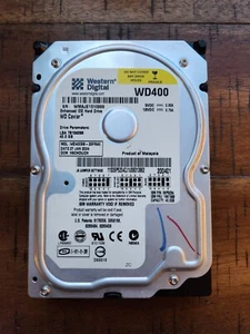 Western Digital Caviar - 7200RPM - 40GB IDE - 3.5 Desktop -Model# WD400BB-23FRA0 - Picture 1 of 10