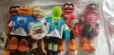 Happy Meal Toy Lot - 1995 NHL Muppets - full set of 4 plus 2 bonus 1 in package