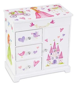 Jewelkeeper Unicorn Musical Jewelry Box with 3 Pullout Drawers, Fairy Princes... - Picture 1 of 7
