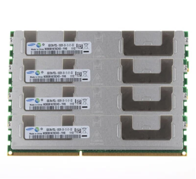 Samsung 32 G DDR3 RAM 4X 8 G 1333Mhz PC3L-10600R 2Rx4 Reg-DIMM ECC Server Memory - Image 1 of 4