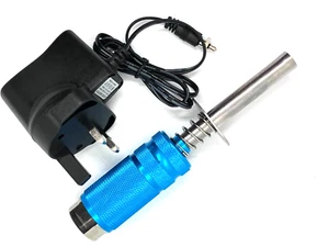 RC Nitro Glow Starter + Meter Indicator  & Rechargeable battery & UK Charger - Picture 1 of 6