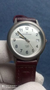"MEISTER-ANKER" VINTAGE MEN'S WATCH ELEGANT SPORT ALL TITANIUM GERMANY QUARTZ - Picture 1 of 13