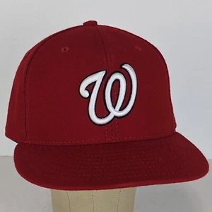 Washington Nationals New Era 59fifty coole Mütze Base On Field nicht verstellbar Größe 7 rot gebraucht, in einwandfreiem Zustand - Bild 1 von 10