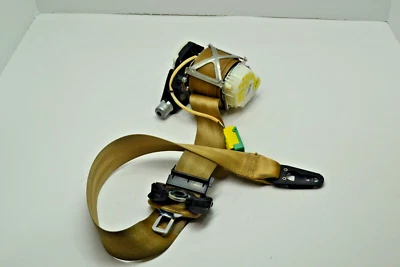 🦅🚗 Cinturón de seguridad y retractor de pasajeros VOLKSWAGEN Touareg RF 2006-2010 bronceado OEM C1B5 Foto 1 de 4