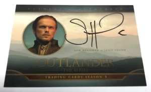 2023 OUTLANDER SEASON 5 TRADING CARD AUTOGRAPH CARD SH3 SAM HEUGHAN - Picture 1 of 2