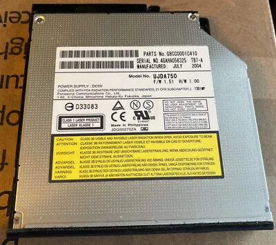 Panasonic DVD-ROM & CD-R/RW Drive Model UJDA750 - Image 1 of 4