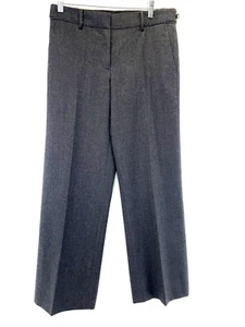 Tory Burch Womens Sz 4- 30x30 Charcoal 100% Wool Stretch Dress Pants (W7) NW/OTs - Picture 1 of 5