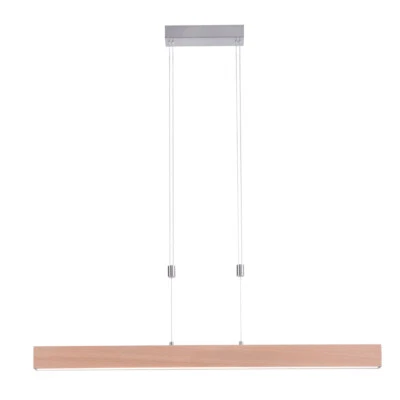 LED Pendelleuchte Holz 110cm 11420-78 LD höhenverstellbar CCT Farbwechsel - Bild 1 von 4