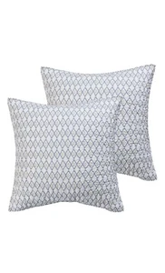Tamsin Grey Euro Sham Set - Set of Two - Levtex Home - Picture 1 of 2